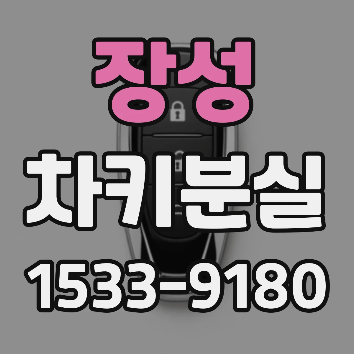 장성 차키분실