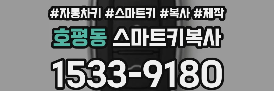 호평동 스마트키복사