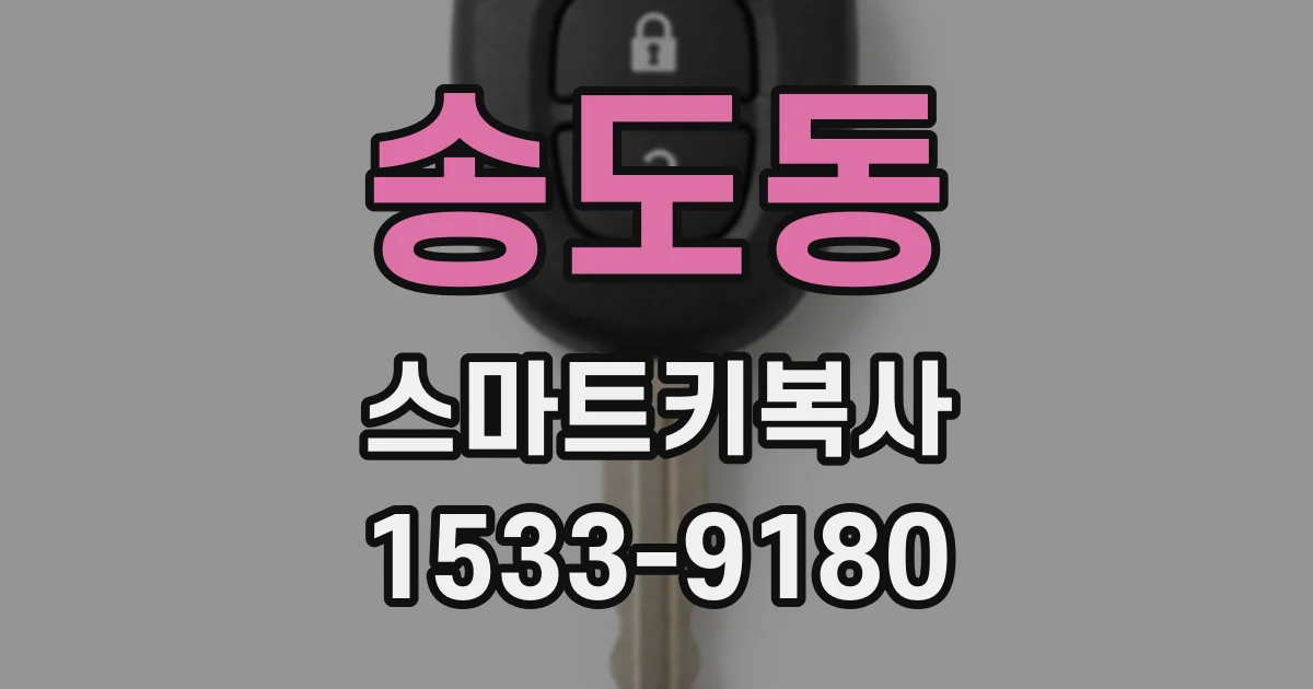 송도동 스마트키복사