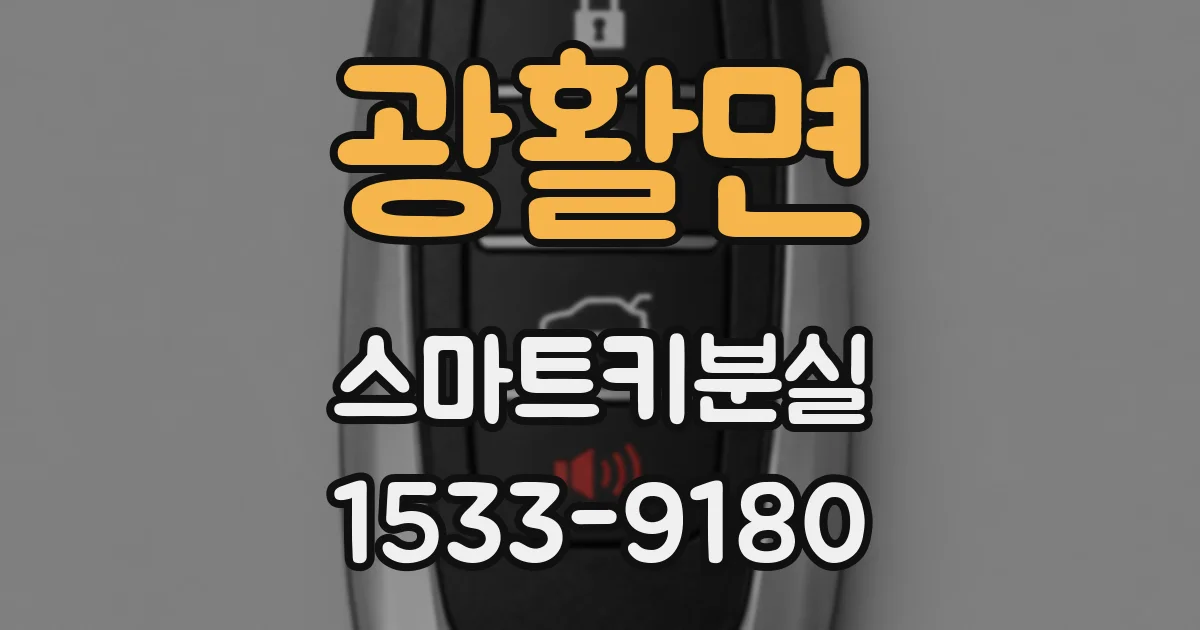 광활면 스마트키분실