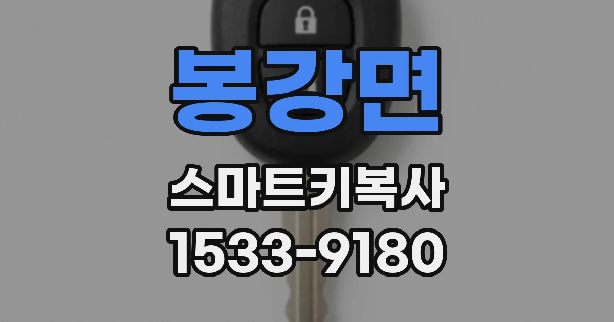 봉강면 스마트키복사
