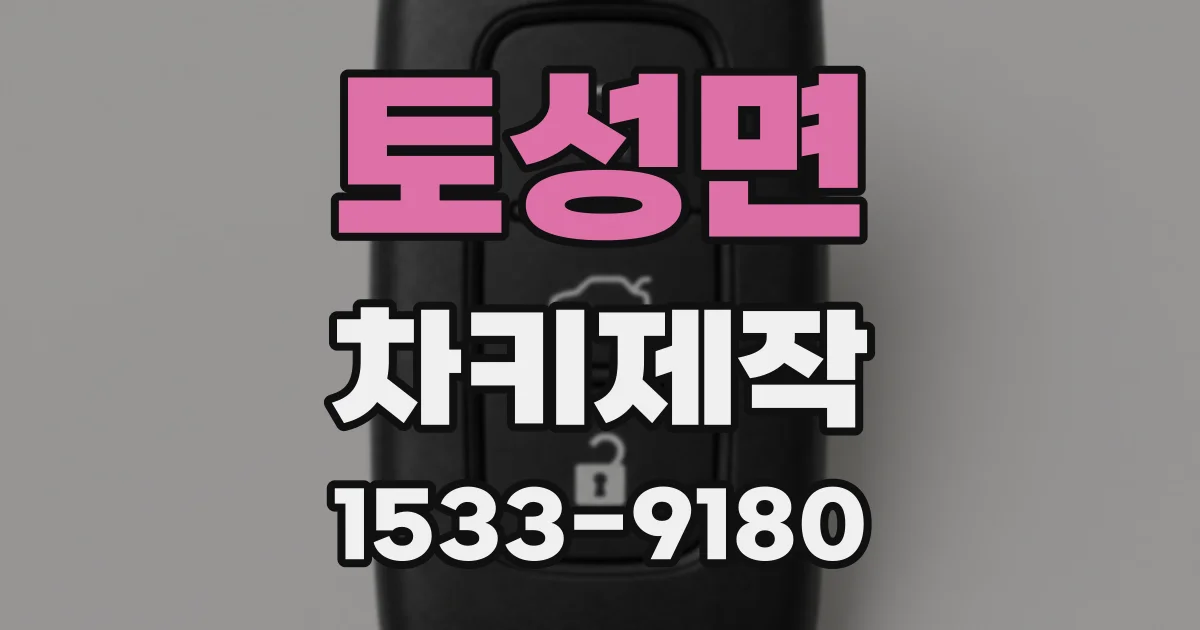 토성면 차키제작