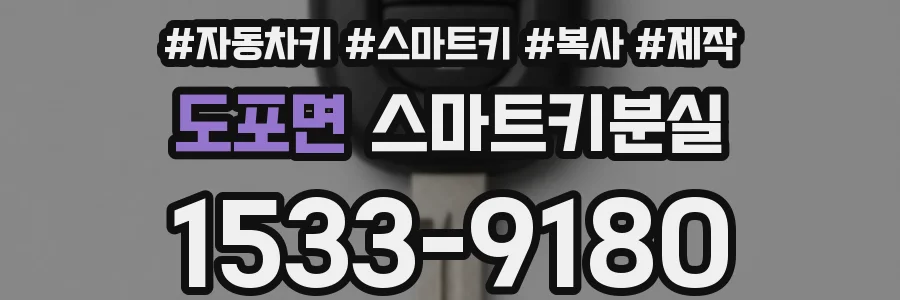 도포면 스마트키분실