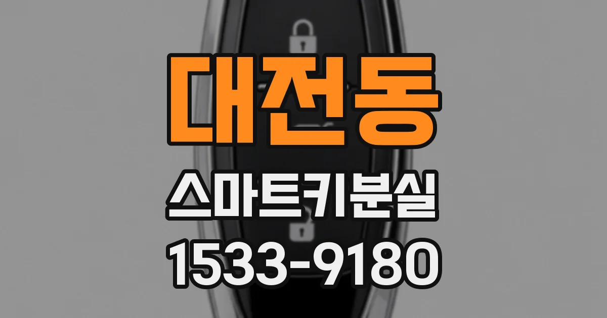 대전동 스마트키분실