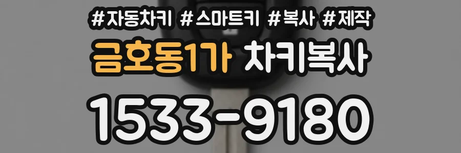금호동1가 차키복사