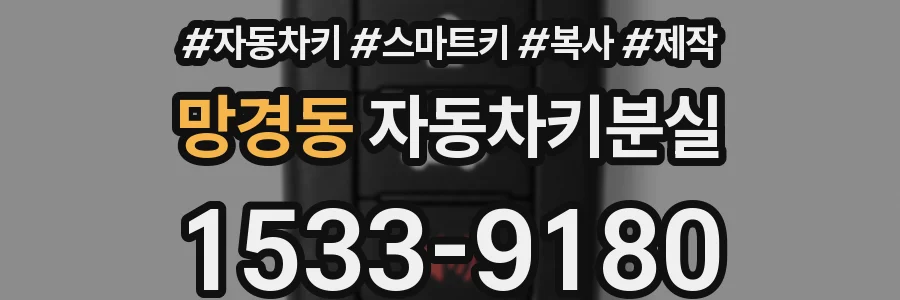 망경동 자동차키분실