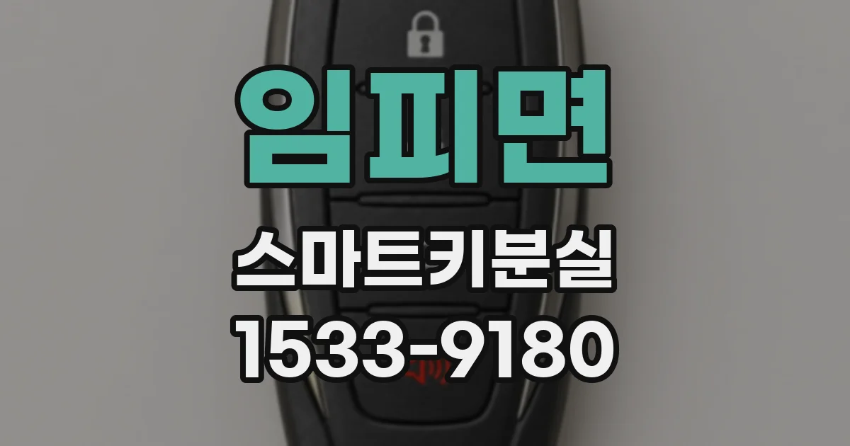 임피면 스마트키분실