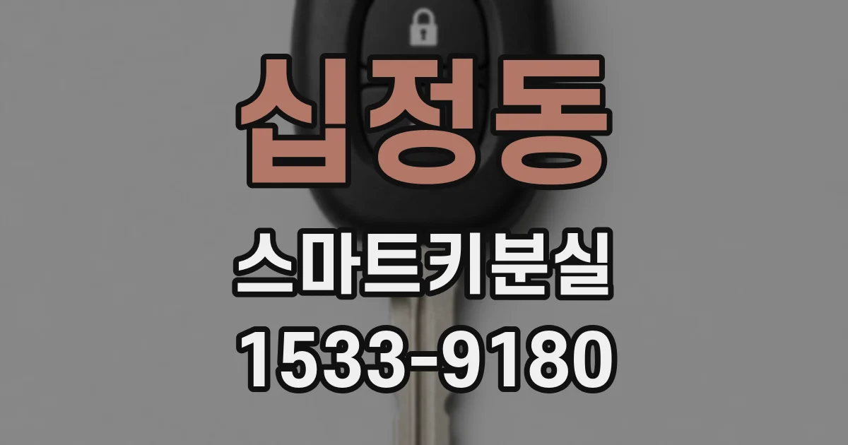 십정동 스마트키분실