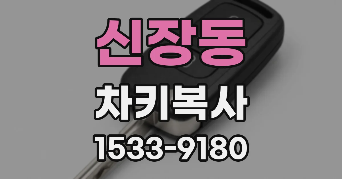 신장동 차키복사