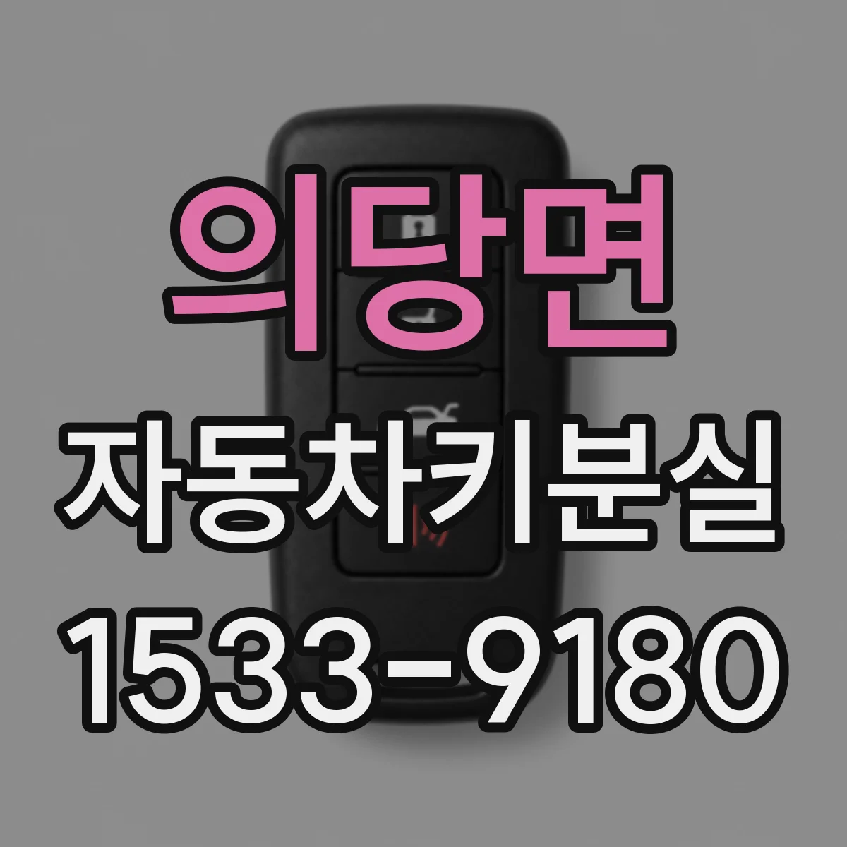 의당면 자동차키분실