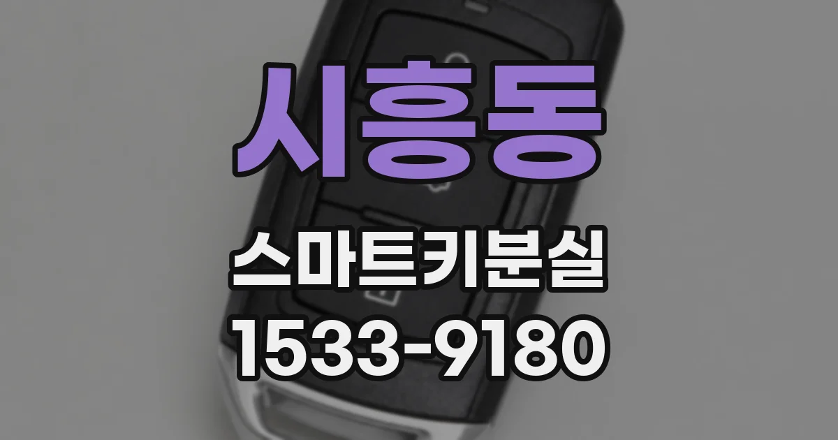 시흥동 스마트키분실