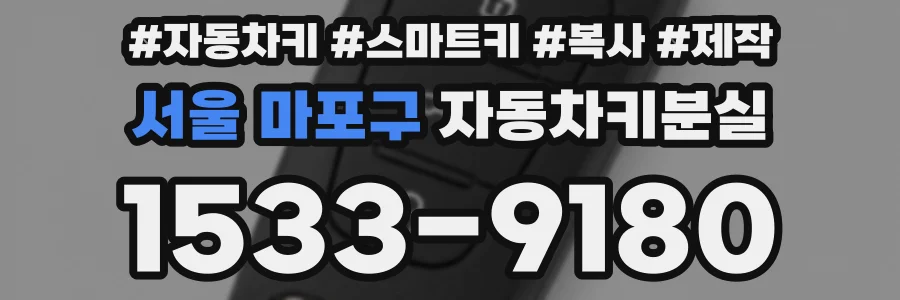 서울 마포구 자동차키분실