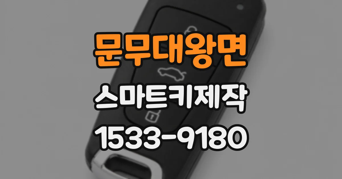 문무대왕면 스마트키제작