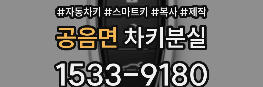 공음면 차키분실