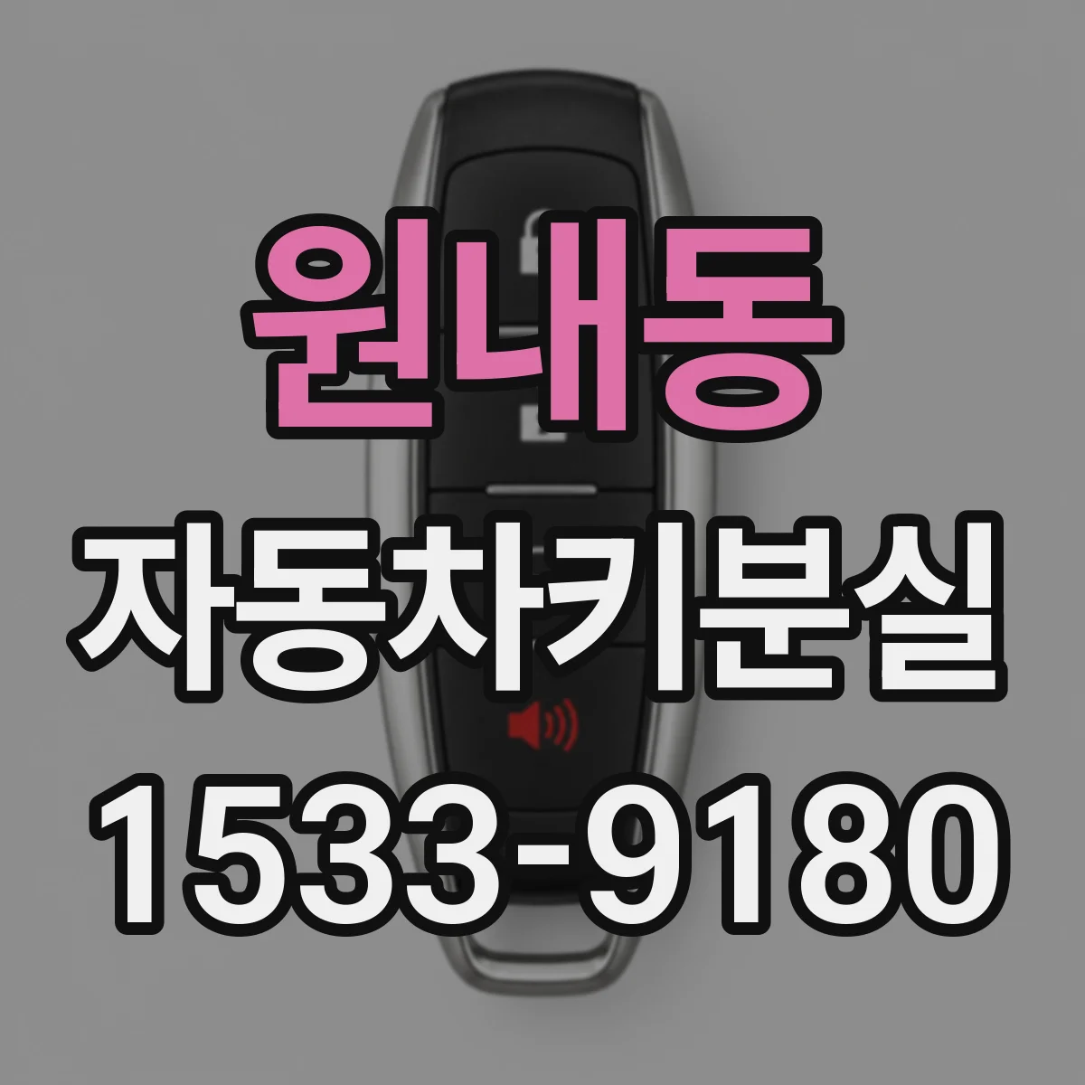 원내동 자동차키분실