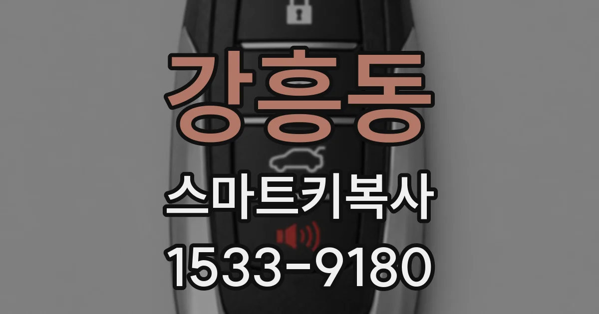 강흥동 스마트키복사
