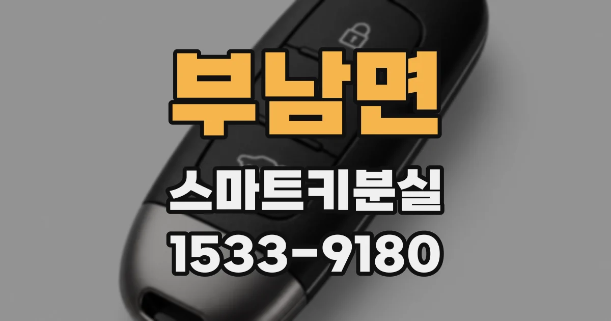 부남면 스마트키분실
