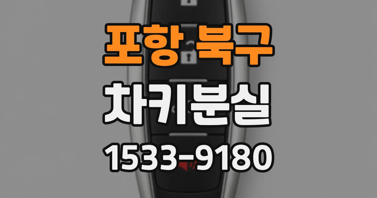 포항 북구 차키분실