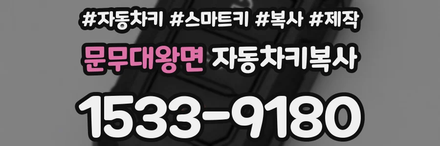 문무대왕면 자동차키복사