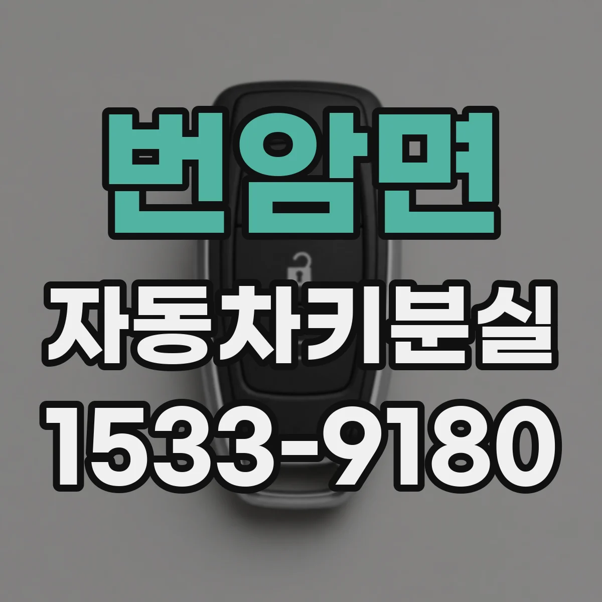 번암면 자동차키분실
