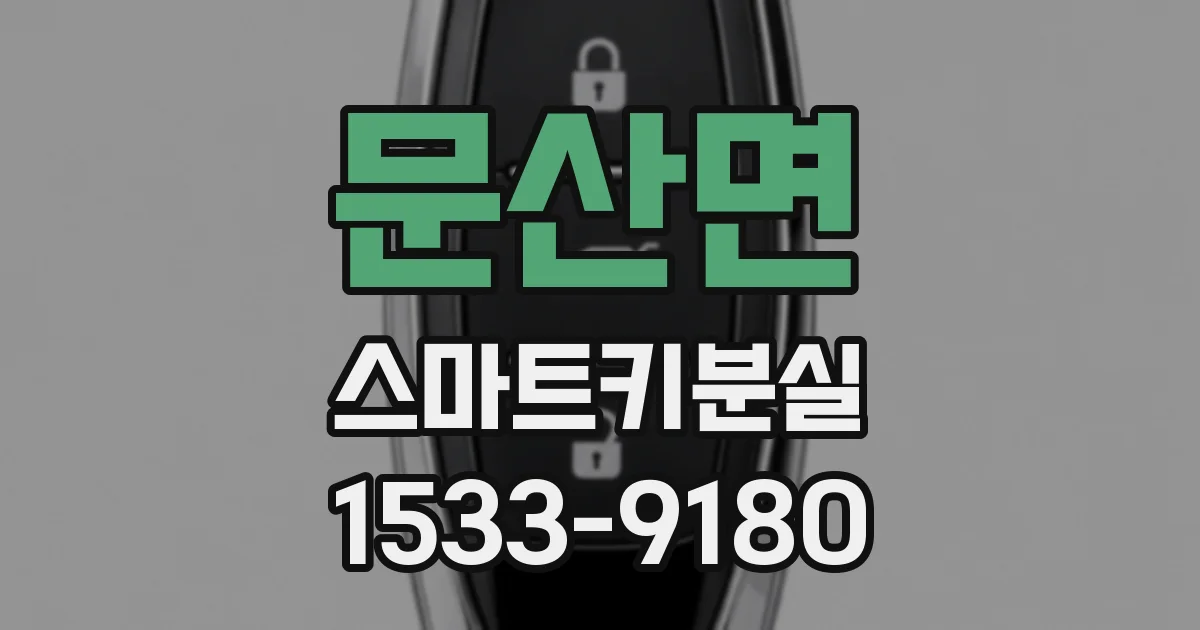 문산면 스마트키분실