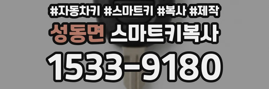 성동면 스마트키복사
