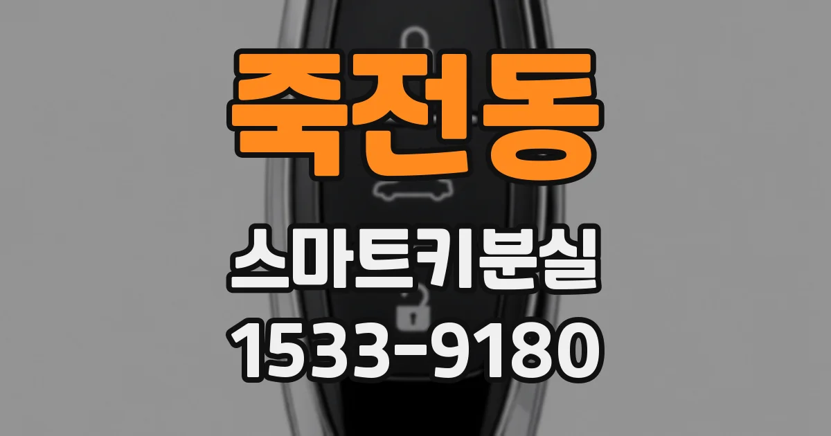 죽전동 스마트키분실