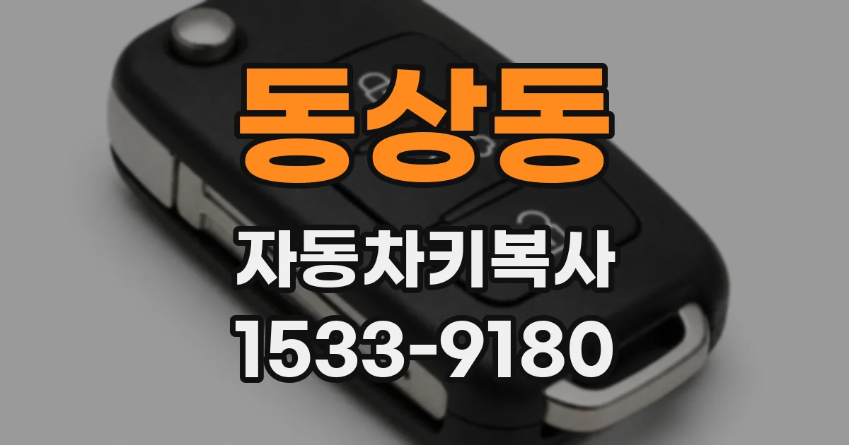 동상동 자동차키복사