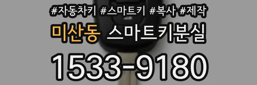 미산동 스마트키분실