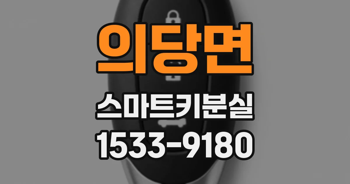 의당면 스마트키분실