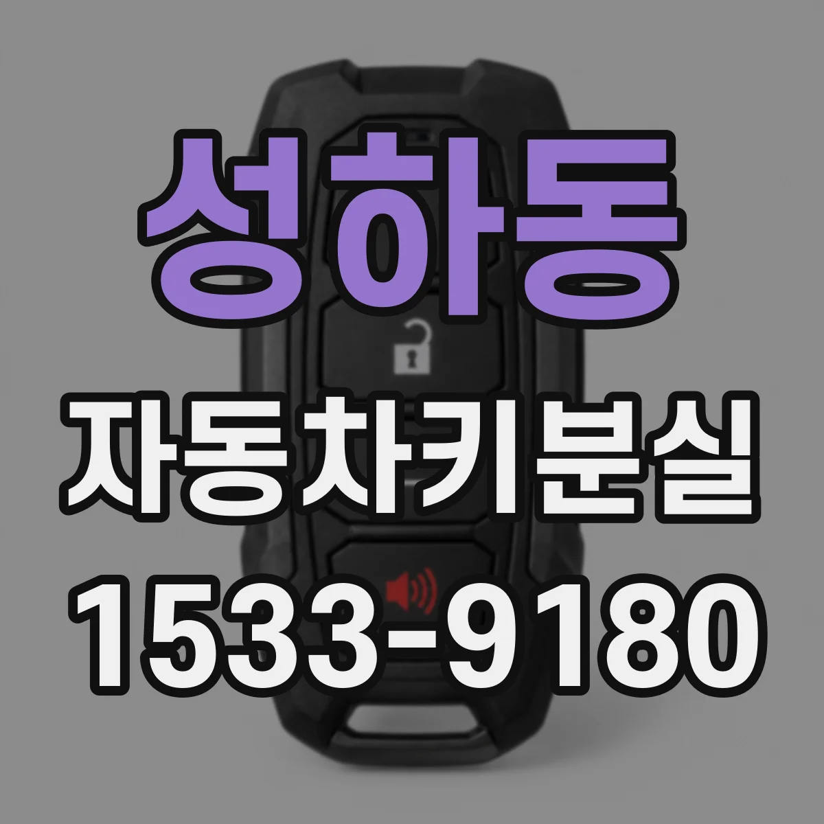 성하동 자동차키분실