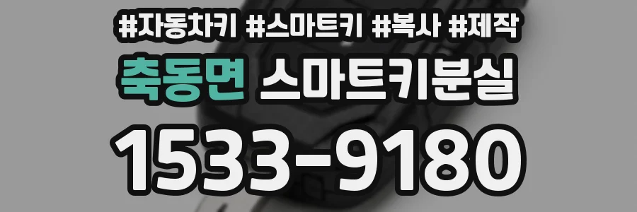 축동면 스마트키분실