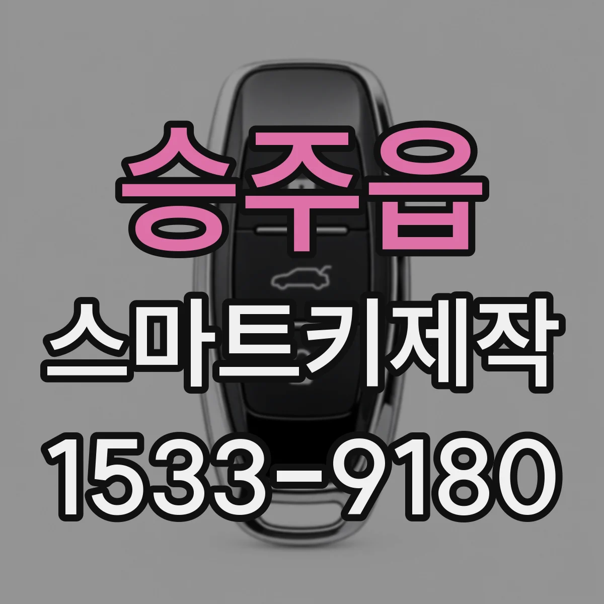 승주읍 스마트키제작