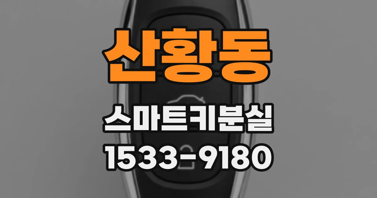 산황동 스마트키분실