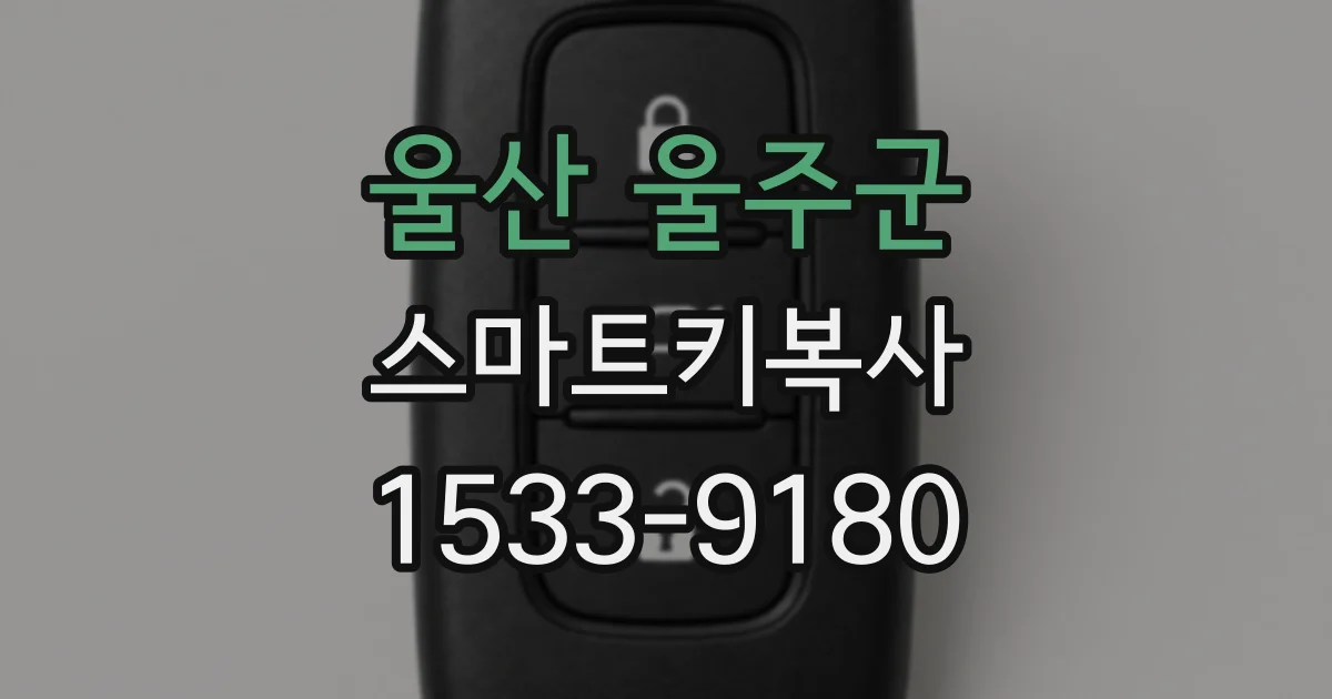 울산 울주군 스마트키복사