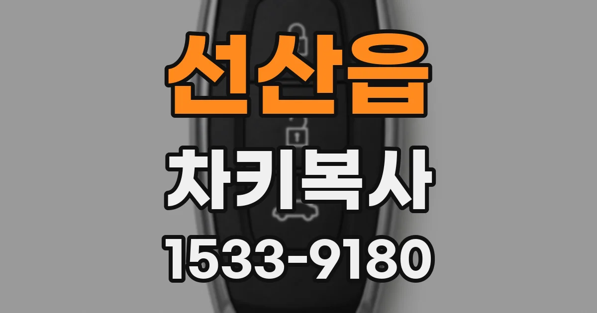 선산읍 차키복사