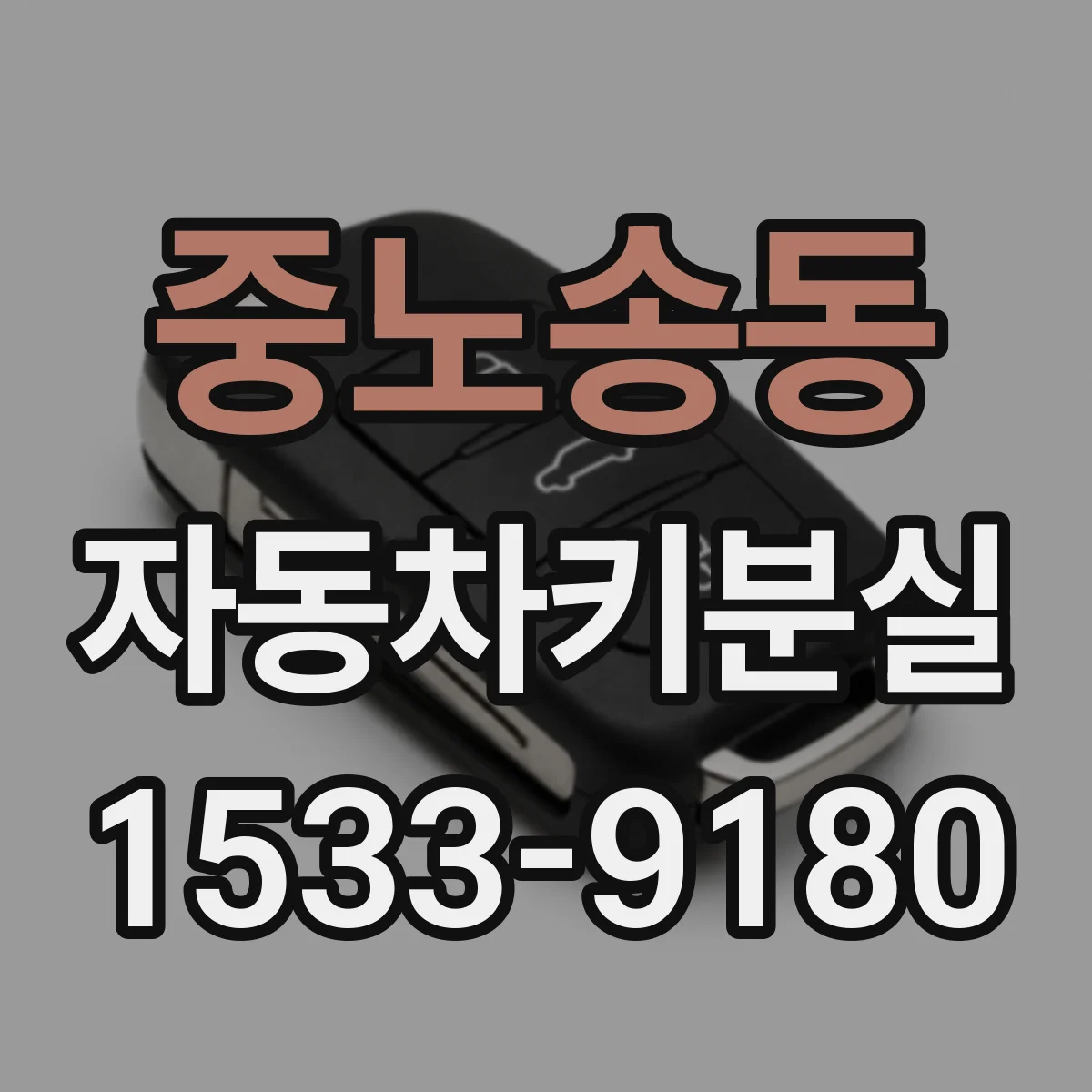 중노송동 자동차키분실