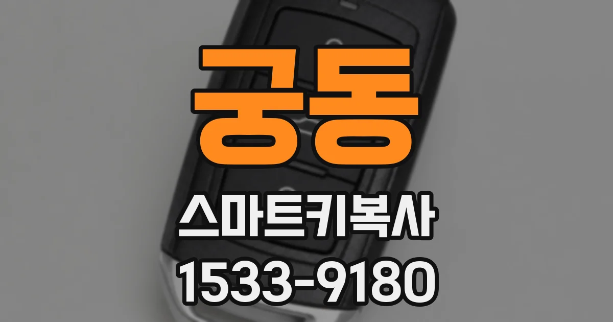 궁동 스마트키복사