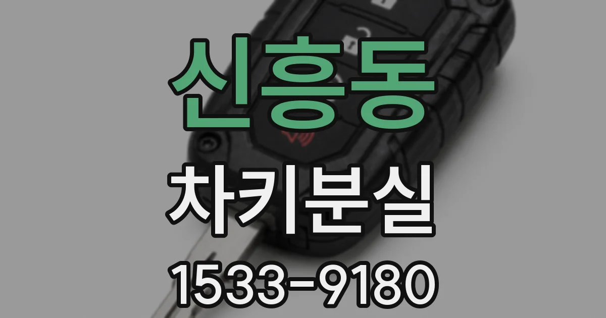 신흥동 차키분실
