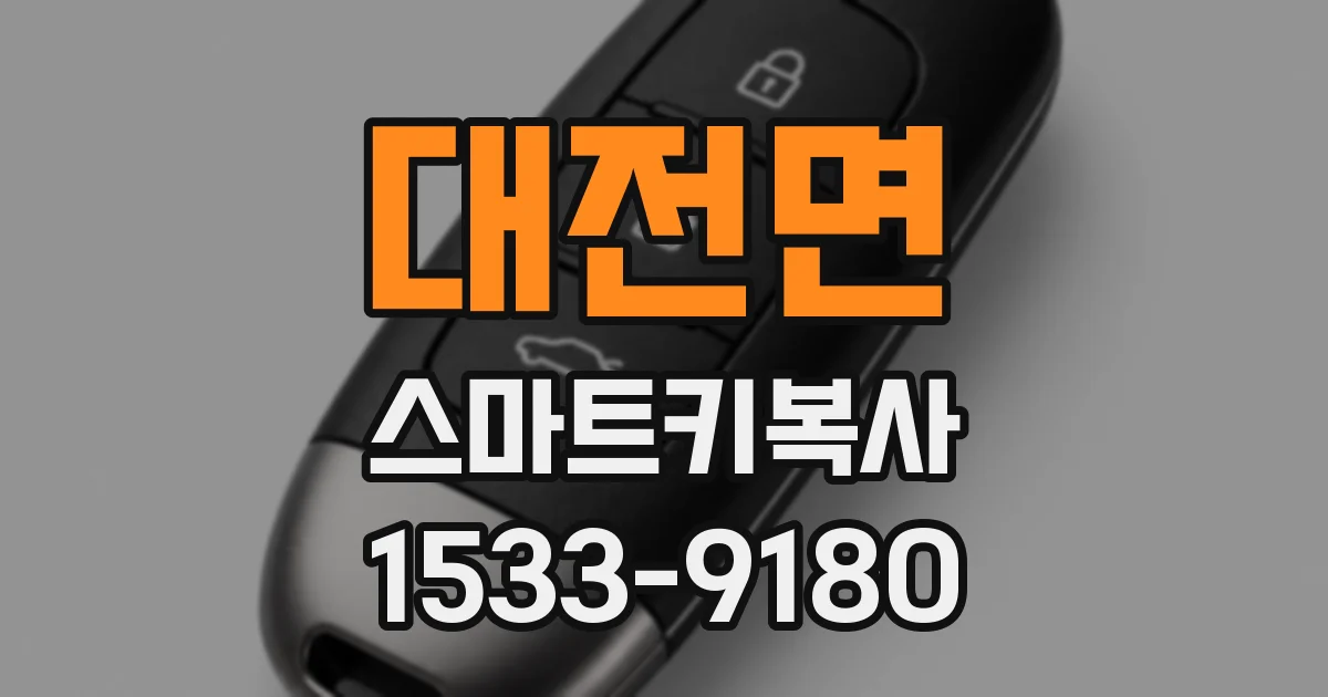 대전면 스마트키복사