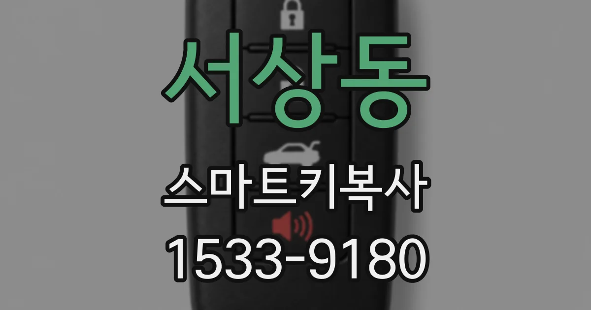 서상동 스마트키복사