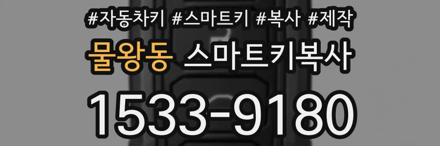 물왕동 스마트키복사