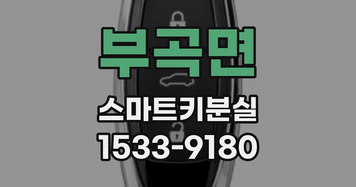 부곡면 스마트키분실