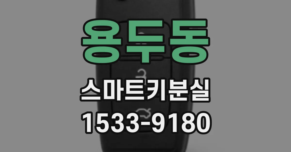 용두동 스마트키분실