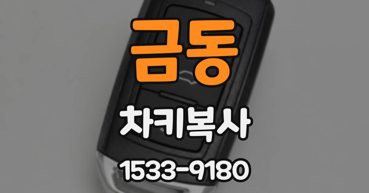 금동 차키복사