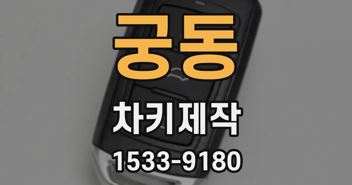 궁동 차키제작