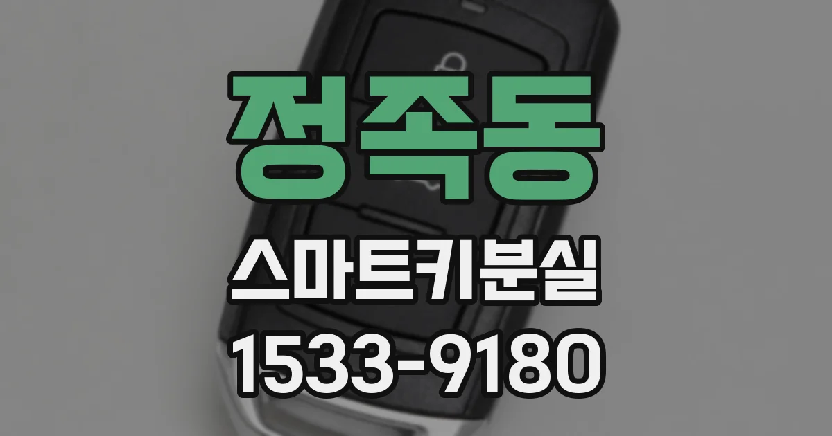 정족동 스마트키분실