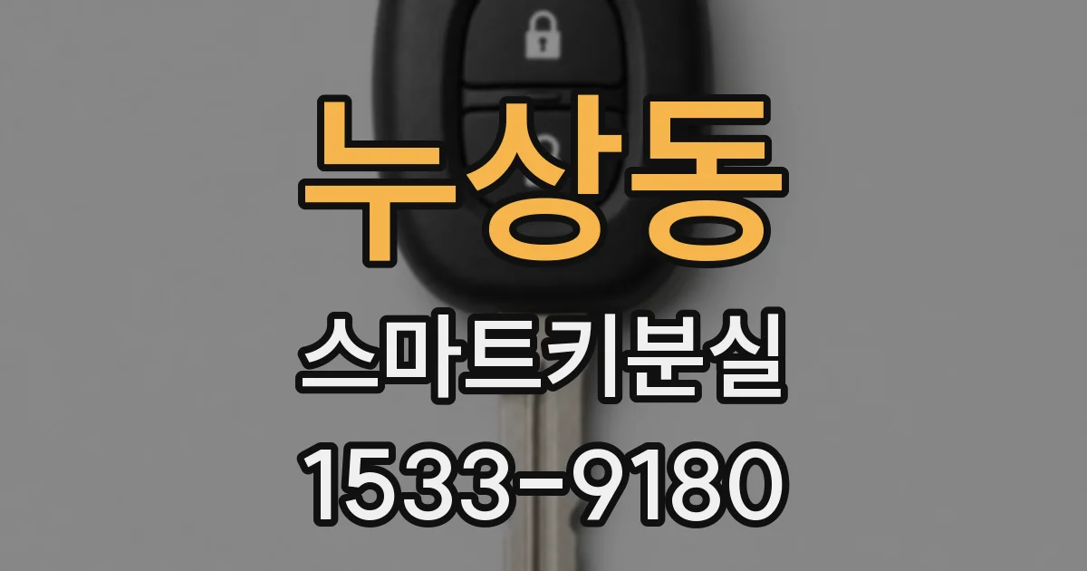 누상동 스마트키분실