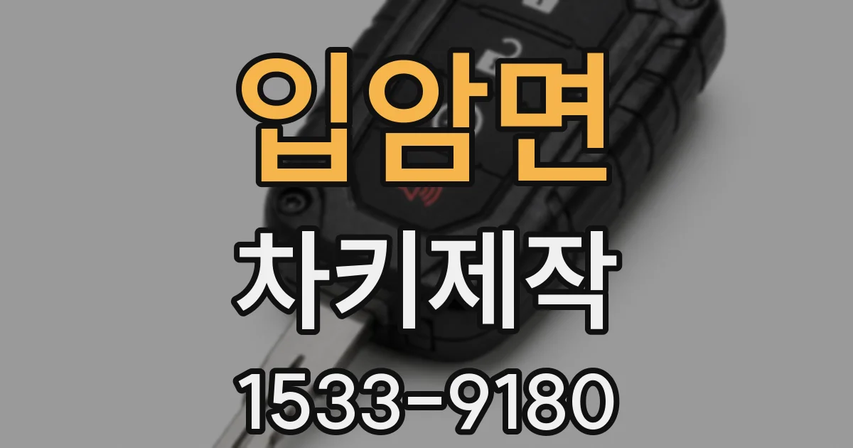 입암면 차키제작