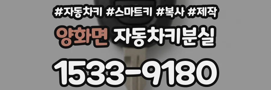 양화면 자동차키분실